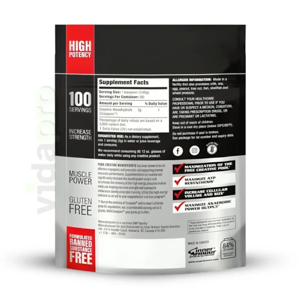 Creatina Inner Armour, Monohidratada